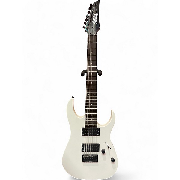 Used Ibanez Used Ibanez gRG7221 7 STRING White Solid Body Electric Guitar