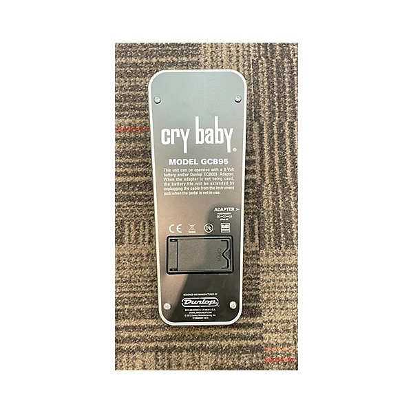 Used Dunlop Used Dunlop GCB95 Original Crybaby Wah Effect Pedal