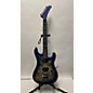 Used EVH Used EVH 5150 Series Deluxe POPLAR BURL AQUA BURST Solid Body Electric Guitar