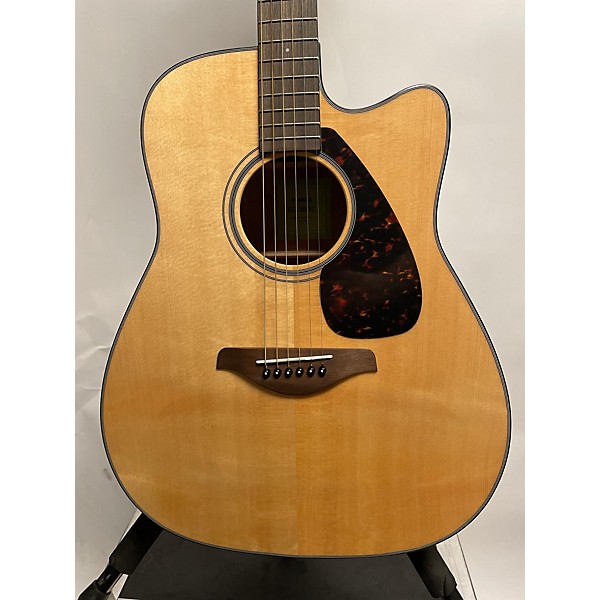 Used Yamaha Used Yamaha FGX800C Natural Acoustic Electric Guitar