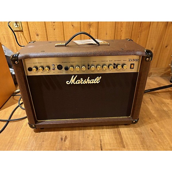 Used Marshall AS50R 50W 2X8 Acoustic Guitar Combo Amp | Guitar Center