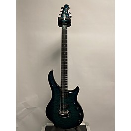 Used Ernie Ball Music Man Used 2021 Ernie Ball Music Man John Petrucci BFR Majesty 6 Quilt Top Limited-edition BLUE INK So...