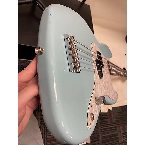 Used Fender Used 2008 Fender Mark Hoppus Signature Bass Blue Electric Bass Guitar