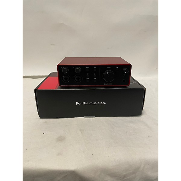 Used Focusrite Scarlett 4i4 Gen 4 Audio Interface