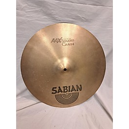 Used SABIAN Used SABIAN 16in AAX Thin Studio Crash Cymbal