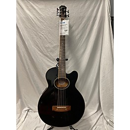 Used Epiphone Used Epiphone El Capitan Black Acoustic Bass Guitar