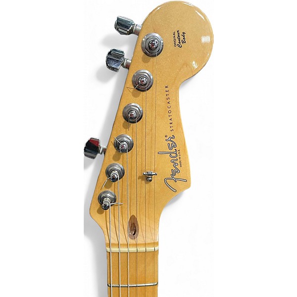 Used Fender American Standard Stratocaster Blazzard Pearl Solid Body Electric Guitar