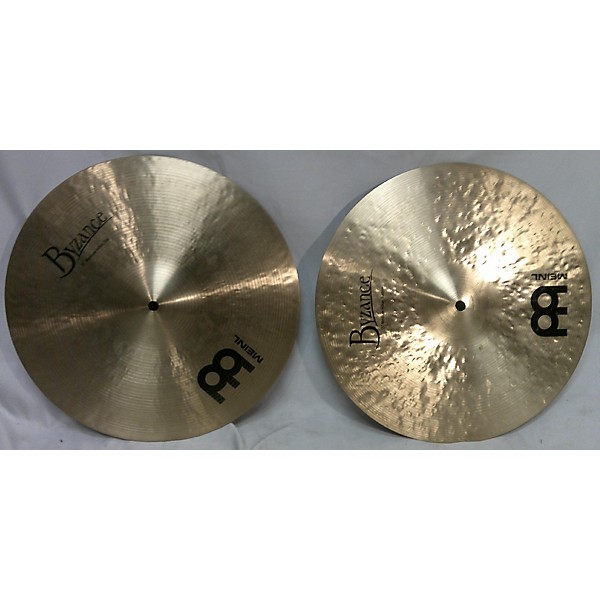 Used MEINL 15in Byzance Medium Hi Hat Pair Cymbal