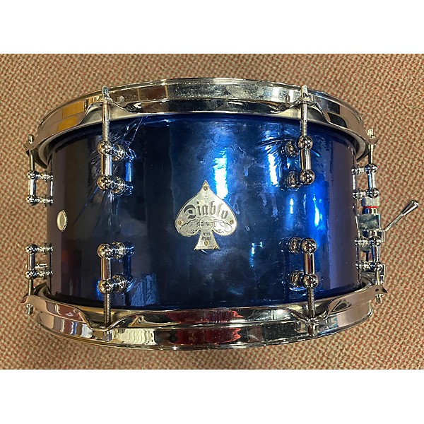 Used ddrum Used Ddrum 6.5X14 DIABLO Drum BLUE WRAPPED