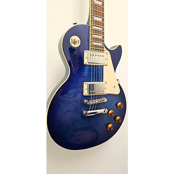 Used Used 2020s Epiphone Les Paul Standard Pro Blue Solid Body Electric Guitar