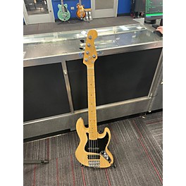 Used Fender Used Fender American Standard Jazz Bass V Natural Electric Bass Guitar