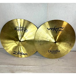 Used Zildjian 14in Scimitar Hi Hat Pair Cymbal