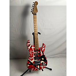 Used EVH Striped Series Frankie Solid Body Electric Guitar