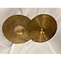 Used Paiste 1990s 15in Signature Traditional Medium Light Hi Hats Cymbal