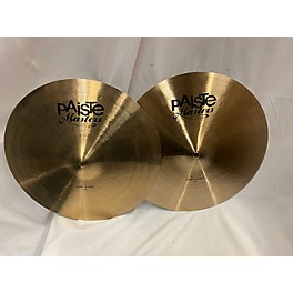 Used Paiste Used Paiste 15in Masters Thin Hi Hat Pair Cymbal