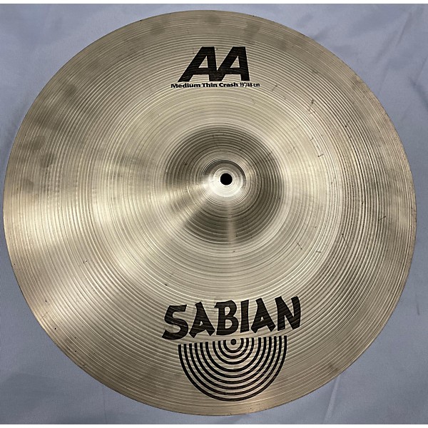 Used SABIAN Used SABIAN 19in AA Medium Thin Crash Cymbal