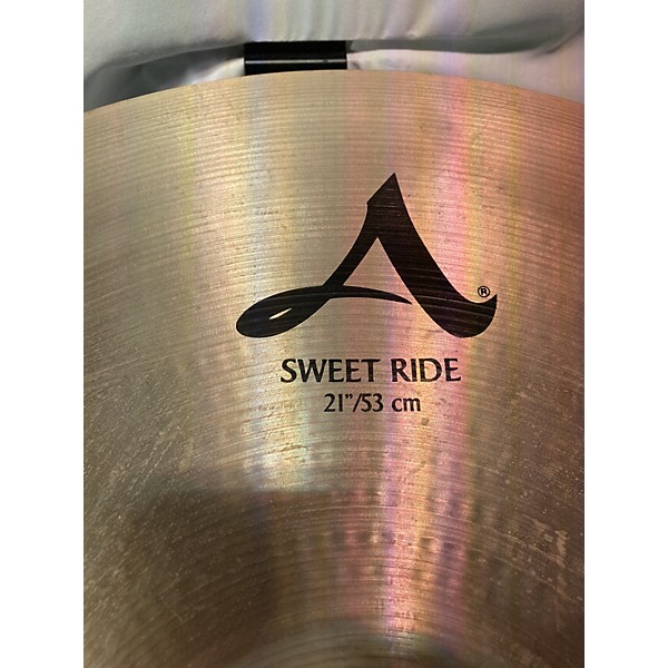 Used Zildjian 21in A Series Sweet Ride Cymbal