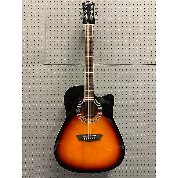 Used Wasburn Used Wasburn Wa90ce Metallic 3 Color Sunburst Acoustic Electric Guitar