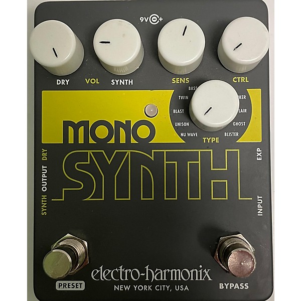 Used Electro-Harmonix Guitar Mono Synth Effect Pedal