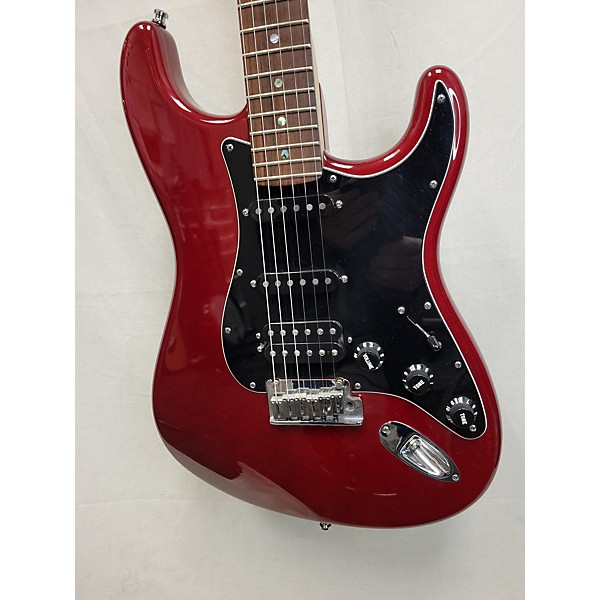 Used Used Fender American Deluxe Stratocaster HSS Red Solid Body Electric Guitar