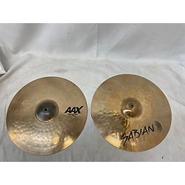 Used SABIAN Used SABIAN 15in AAX Medium Hi Hat Pair Cymbal