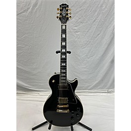 Used Epiphone Used Epiphone Les Paul Custom Black Solid Body Electric Guitar