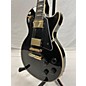 Used Epiphone Used Epiphone Les Paul Custom Black Solid Body Electric Guitar