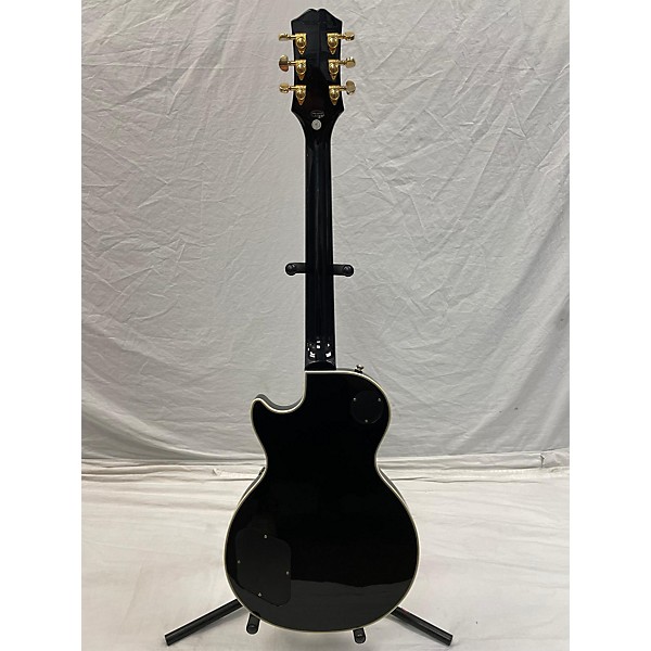 Used Epiphone Used Epiphone Les Paul Custom Black Solid Body Electric Guitar