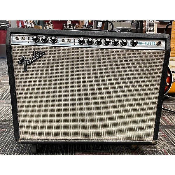 Vintage Fender Vintage 1976 Fender Pro Reverb 2X12 Tube Guitar Combo Amp