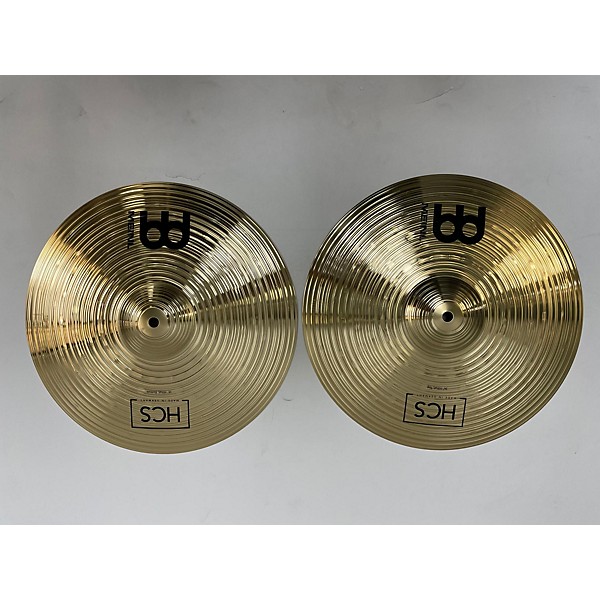 Used MEINL 14in HCS Hi Hat Pair Cymbal