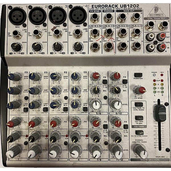 Used Behringer EURORACK UB1202 Unpowered Mixer