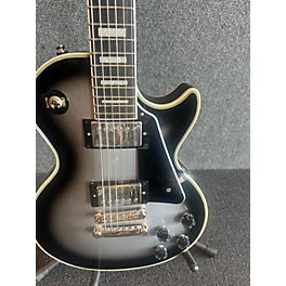 Used Epiphone Used Epiphone Les Paul Custom Black And Silver Solid Body Electric Guitar