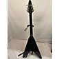 Vintage Gibson Vintage 1994 Gibson Flying V Ebony Solid Body Electric Guitar