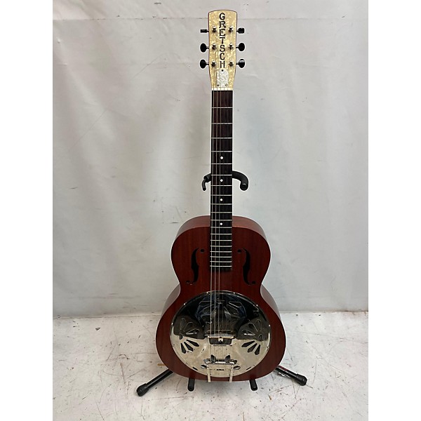 Used Gretsch Guitars G9200 Boxcar Round Neck Resonator Guitar Natural