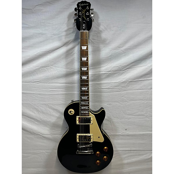 Used Epiphone Used 2022 Epiphone Les Paul Standard Black Solid Body Electric Guitar