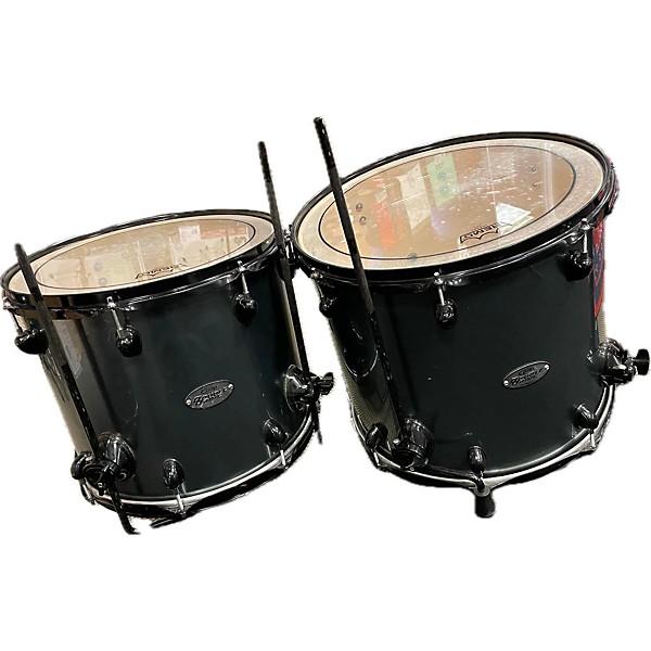 Used PDP by DW Used PDP By DW 8 piece DOUBLE STRIKE Black Drum Kit