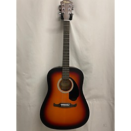 Used Fender Used Fender FA125 3 Tone Sunburst Acoustic Guitar