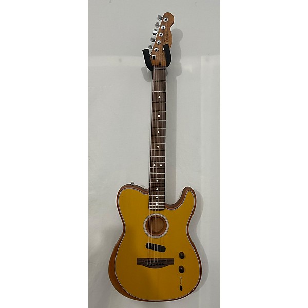 Used Fender Used Fender Acoustasonic Player Telecaster Butterscotch Blonde Acoustic Electric Guitar