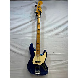 Used Fender Used Fender American Ultra Jazz Bass Cobra Blue Electric Bass Guitar