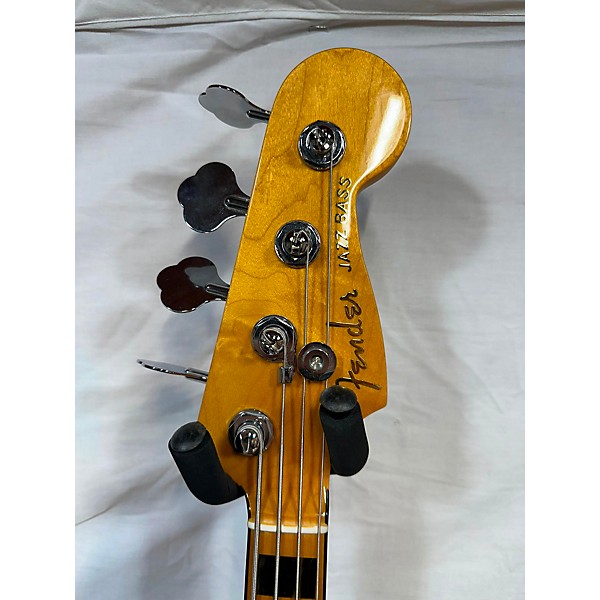 Used Fender Used Fender American Ultra Jazz Bass Cobra Blue Electric Bass Guitar