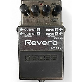 Used BOSS RV6 Digital Reverb Effect Pedal