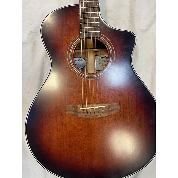 Used Breedlove Used Breedlove Organic Wildwood Concert Satin Whiskey Burst Acoustic Guitar