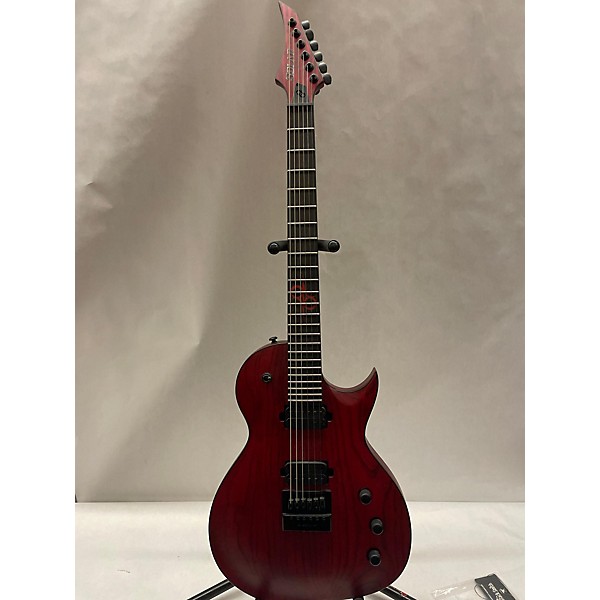 Used Solar Guitars Used Solar Guitars GC1.6TBR Satin Red Solid Body Electric Guitar