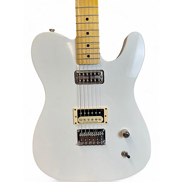 Used KING BEE CUSTOM TELE STYLE White Solid Body Electric Guitar