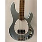 Used Sterling by Music Man Used Sterling By Music Man STINGRAY Silver Electric Bass Guitar