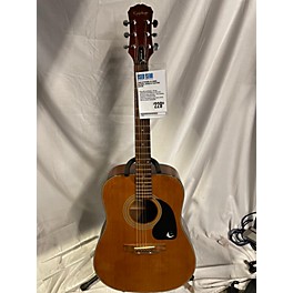 Used Epiphone Used Epiphone PR 200DE Natural Acoustic Electric Guitar