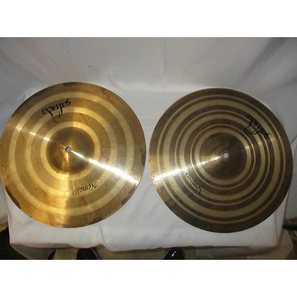 Used Saluda Used Saluda 14in Nemesis Hi Hat Pair Cymbal