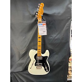 Used Squier Used Squier Classic Vibe Telecaster Thinline White Hollow Body Electric Guitar