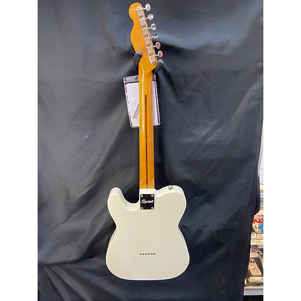 Used Squier Used Squier Classic Vibe Telecaster Thinline White Hollow Body Electric Guitar