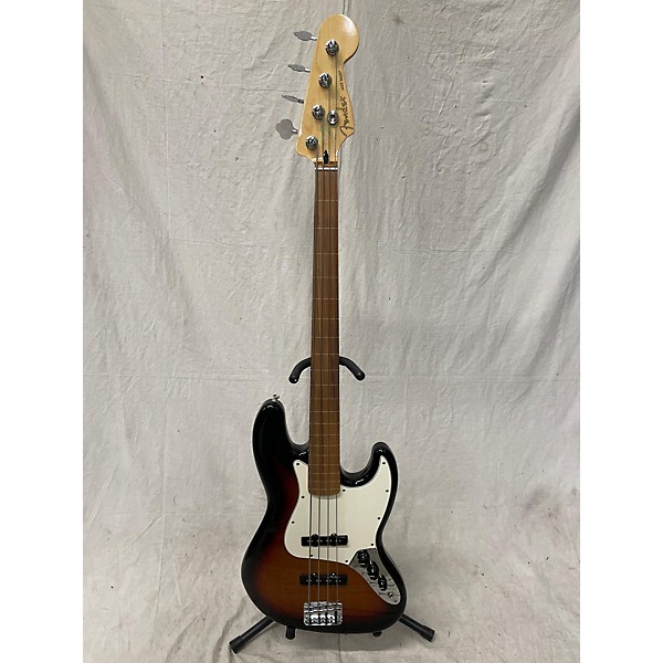 Used Fender Used Fender PLAYER JAZZ BASS PAU FERRO FRETLESS BURST Electric Bass Guitar